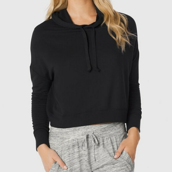 La SENZA Tops - Draped Back Hoodie